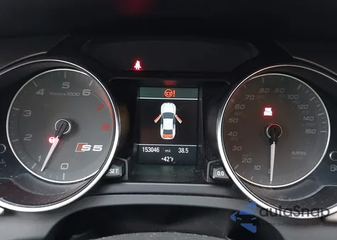 2013 Audi S5 3.0T Premium Plus from USA, damaged, VIN WAUGGAFR3DA044271